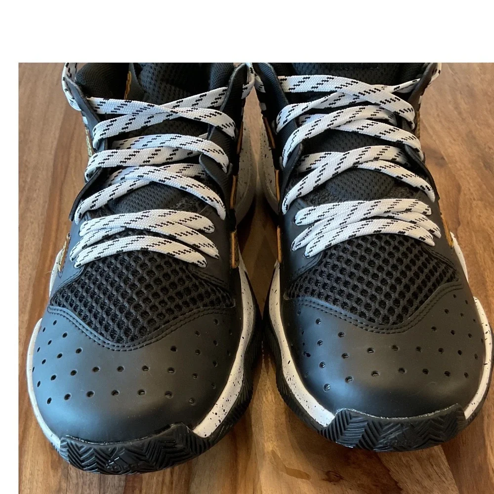 Adidas Harden Stepback Mens Basketball Shoes Black Gold FX7655 Size 9